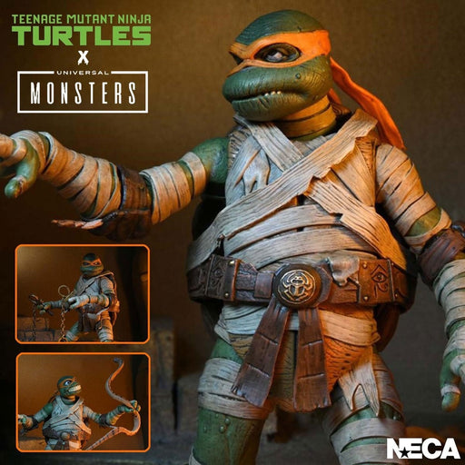 Universal Monsters Vs TMNT Teenage Mutant Ninja Turtles Michelangelo As Mummy Ult 7In Af