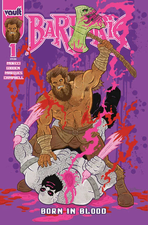 Barbaric Born In Blood #1 Cover D Luce Premium Variant Vault Comics
