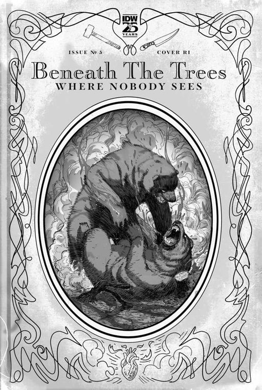 Beneath The Trees Where Nobody Sees #5 Variant Ri (25) (Rossmo Black & White) IDW Publishing