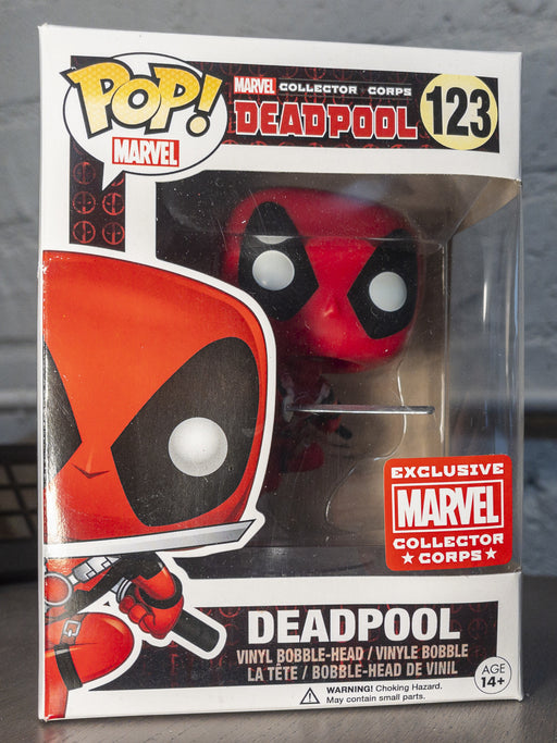 Pop Vinyl #123 Deadpool - Marvel Collector Corps Exclusive