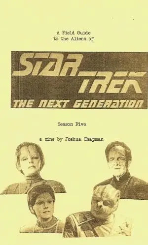 A Field Guide to the Aliens of Star Trek: Next Generation Seasons 1-7 6-Pack of Zines