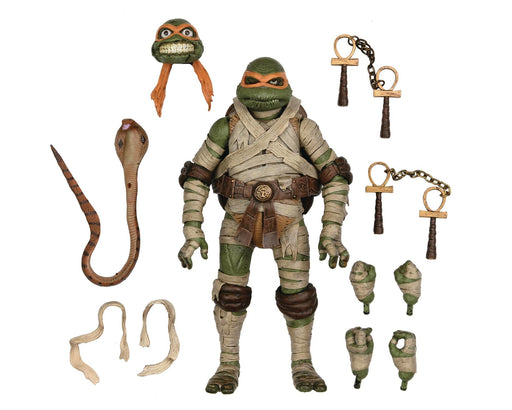 Universal Monsters Vs TMNT Teenage Mutant Ninja Turtles Michelangelo As Mummy Ult 7In Af