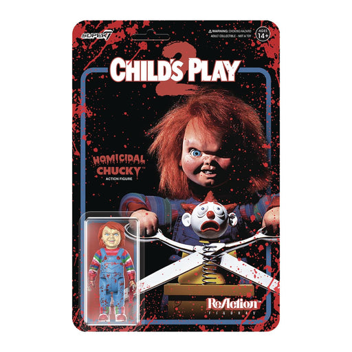 Child's Play 2 W2 Evil Chucky Blood Splatter ReAction Fig