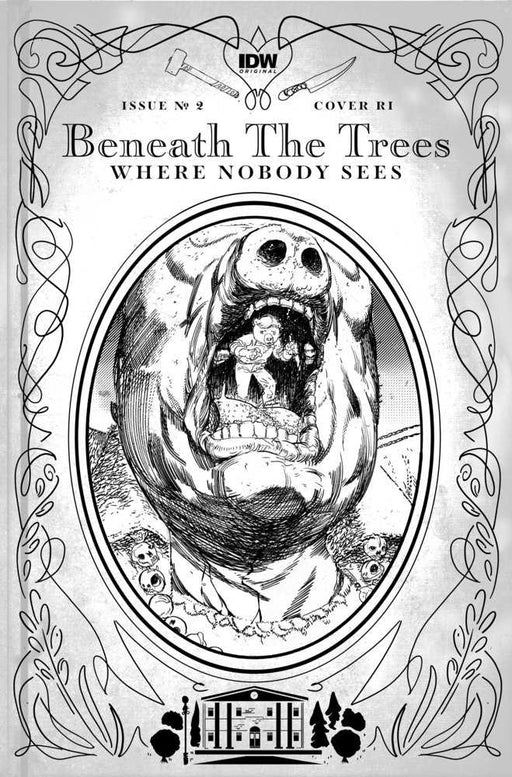 Beneath The Trees Where Nobody Sees #2 Variant Ri 25 Rossmo Storybook Variant Black & White