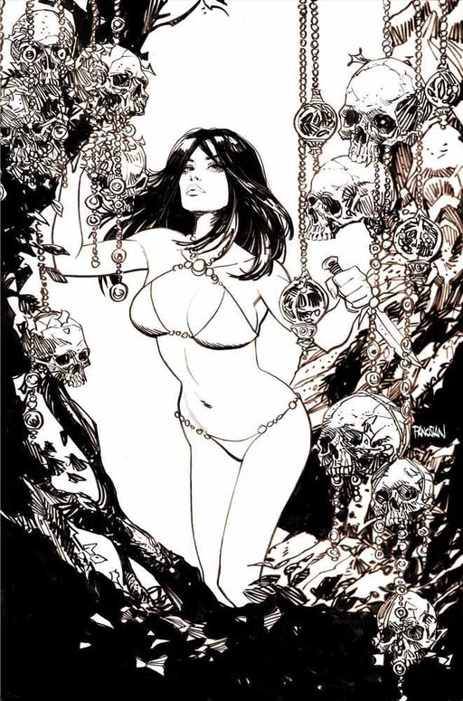Fire & Ice Teegra One Shot Cover H 5 Copy Variant Edition Panosian Line A Dynamite Entertainment