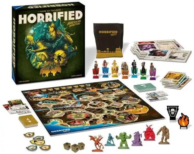 Horrified - American Monsters - Board Game